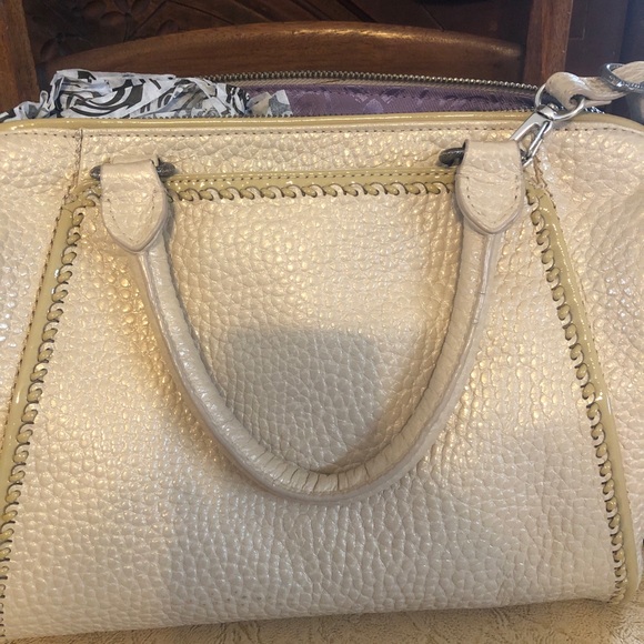 Brighton Elegant Cream Handbag with Tassel - Picture 3 of 6
